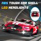 RC Drift Car 1:16 Scale Remote Control Car 4WD RC Car with LED Lights RTR 2.4GHz 30km/h High Speed Racing Drifting Toy Car for A