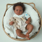 Wooroy Lifelike Reborn Baby Dolls Black - 20-Inch Realistic African American Newborn Baby Doll, Real Life Baby Dolls,Silicone Ba