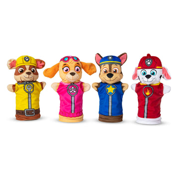 Melissa & Doug Paw Patrol Hand Puppets (4 Puppets, 4 Cards)