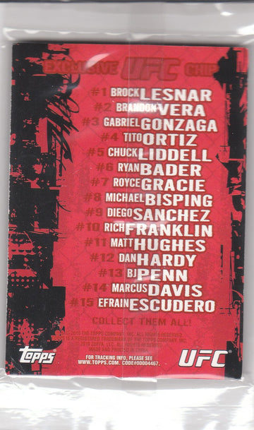 2010 Topps Ufc Main Event 5-Pack Blaster Box