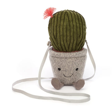 Jellycat Amuseables Cactus Plush Bag, 10.5 Inches - Crossbody And Shoulder Purse - Fun And Unique Handbag