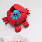 Manhattan Toy Neoprene Crab 5-Piece Floating Spill N Fill Bath Toy With Quick Dry Sponges And Squirt Toy