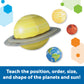 Learning Resources Giant Inflatable Solar System Model - Multicolor Plastic Classroom Tool, Grades K+ (Model LER2434)