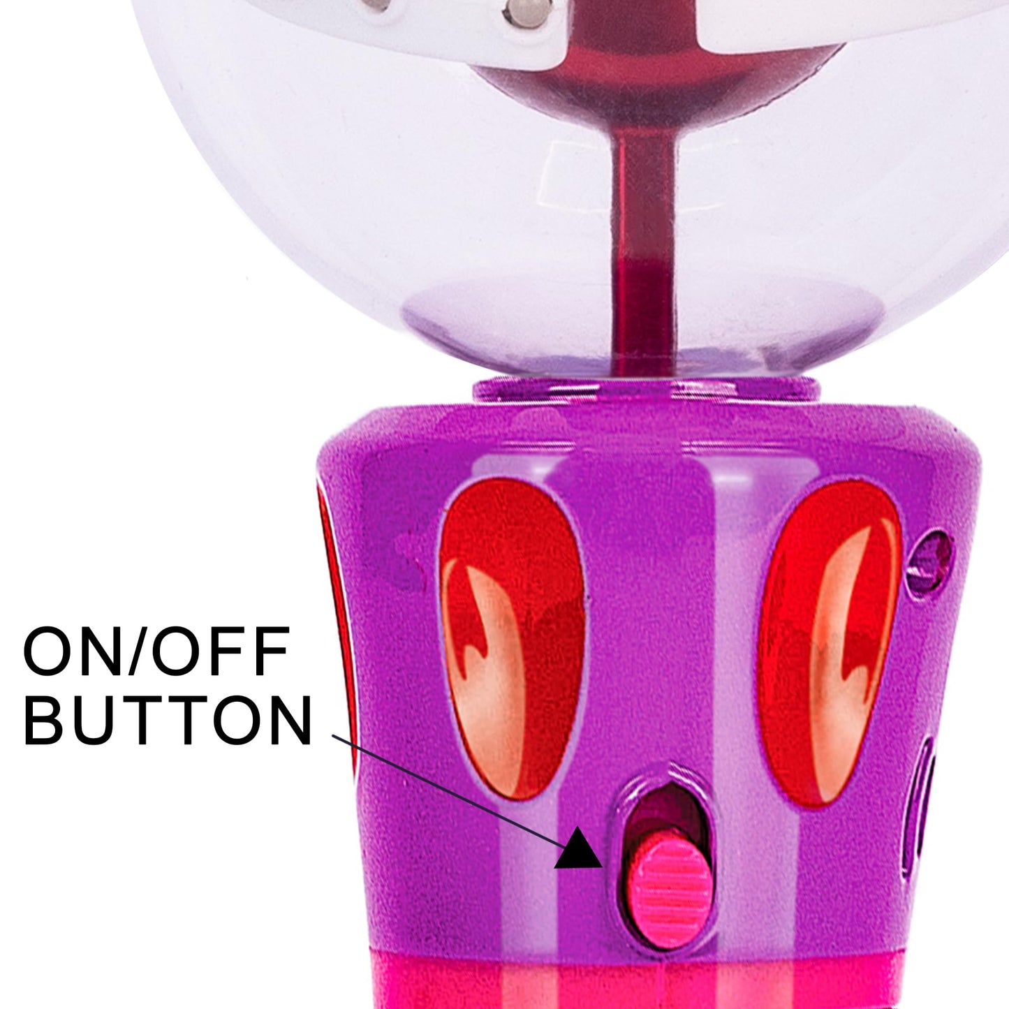 ArtCreativity Light Up Wand for Kids - LED Light Up Toy Wand for Boys and Girls - Unique Spinning Light Up Toy - Batteries Inclu