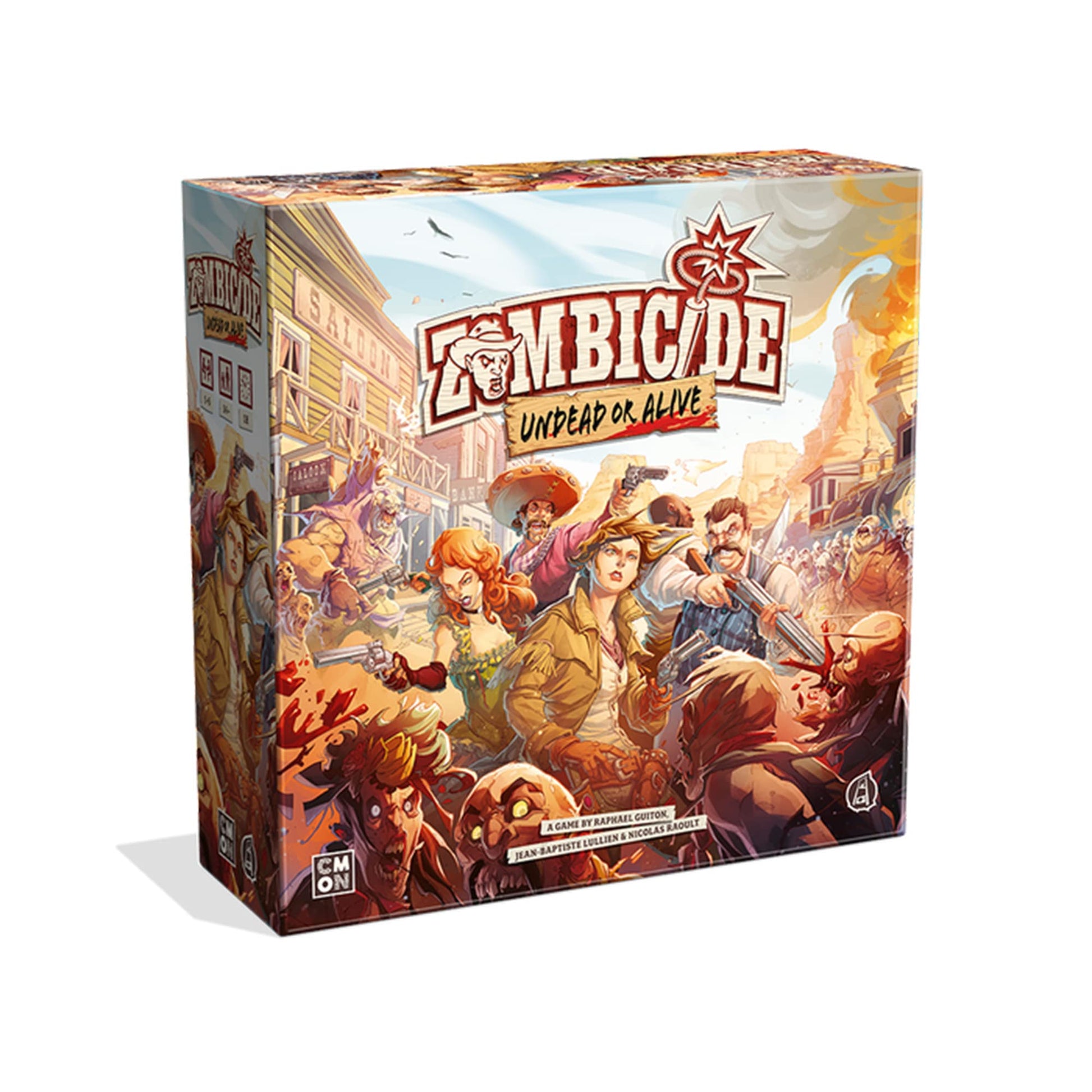 Zombicide: Undead or Alive Strategy Cooperative Game for Teens and mature-themeds | Zombie Board Game | Ages 14+ | 1-6 Players | Avg. Playtime 1 Hour | Made by CMON