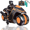 Masefu RC Motorcycle, RC Motorcycle 360 Spinning Wheels Stunt Motorbike - Rotating Drift 2WD High Speed Car Toys with Riding Fig
