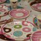 Blue Orchards Donut Table Covers (Pack of 3) - 54x108 XL - Donut Birthday Party Decorations, Donut Table Covers, Donut Tableclot