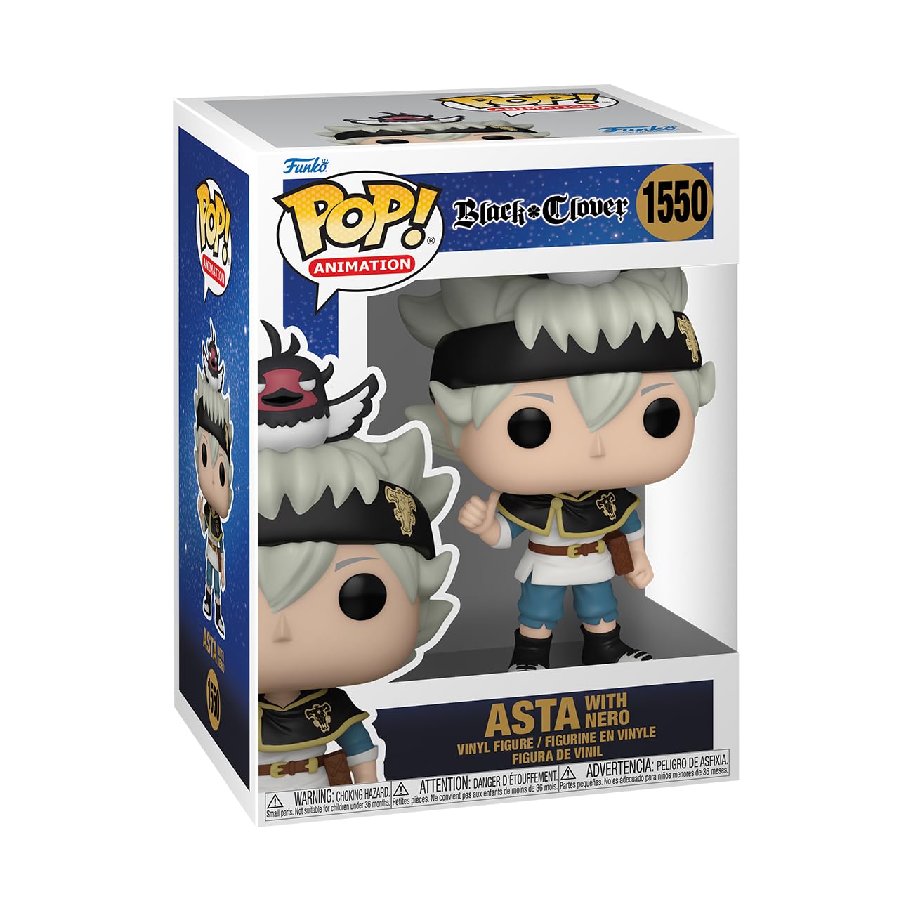 Funko Pop! Animation: Black Clover - Asta With Nero - Collectable Vinyl Figure - Gift Idea - Official Merchandise - For Kids & Adults - Anime Fans - Model Figure For Collectors And Display