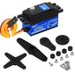 Woaeiuos 2Pcs 20Kg Low Profile Digital Servo High Torque Full Metal Gear Servo Arm For 1/10 Rc Car