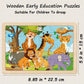 Puzzles For Kids Ages 4-6, 4 Packs 24 Piece Wooden Jigsaw Puzzles For Toddlers 2-4, Preschool Educational Puzzles Boards Toys Gifts For 3 4 5 6 Boys Girls