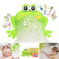 Henggl Light Up Baby Bath Bubble Toys,Tub Big Frog Automatic Bubble Maker Blower Toys With 24 Music Baby Fun Shower Toys, For Boys, Girls(New 2024)