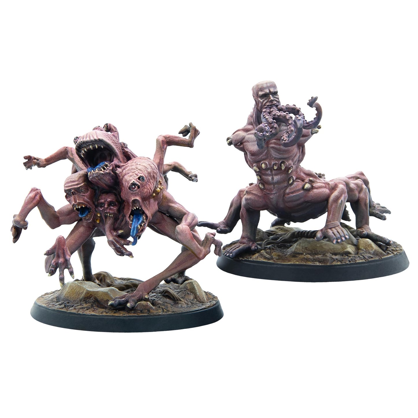 Modiphius: Fallout: Wasteland Warfare: Super Mutants - Centaurs - 2 Figures, Forged In Fire Wave, 32Mm Multi-Part Resin Unpainted Miniatures,Grey