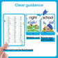Wjpc 55 Cards, 106Pcs High Frequency First-Grade Sight Words Flash Cards, 1St Grade Phonics Learning Cards For 5,6,7,8 Years Ages Kids Boys, Girls Learn To Read, Write, Association, Sentence Making