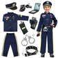 Beikeetoo Halloween Police Costume For Kids, Exquisite Police Officer Costume For Kids Costumes For Boys Girls, Dress Up Police
