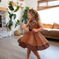 Little Adventures Galactic Fuzzball Twirl Dress Up Costume - Machine Washable Child Pretend Play Party Dress (Size 10)