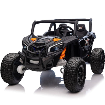 Nitoess 24V 2 Seater Electric Car, 2Wd/4Wd Ride On Utv With Remote Control, Xxxl Load Capacity 200Lbs, Ride On Buggy For Kids W/