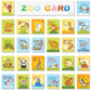 TEYTOY Baby Toy Zoo Series - 26pcs Soft Alphabet Cards, Medium, Multi-color, Polyester with Cloth Bag for Kids 0+ Years