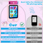 Makolle Kids Smart Phone for Girls Christmas Birthday Gifts Age 3-10 2.8'Touchscreen Toddler Learning Toy Story Phones for Kids