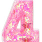 FAMGift Birthday Candles - Number 4 Candle, Butterfly Birthday Candles for Cake, Birthday Party Decorations, Theme Party Supplie