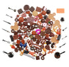 Nwfashion 112Pcs Miniature Decor Dessert Pastry Toy Food Cake Topper Scrapbooking Shoe Decoration Charms (Chocolate)