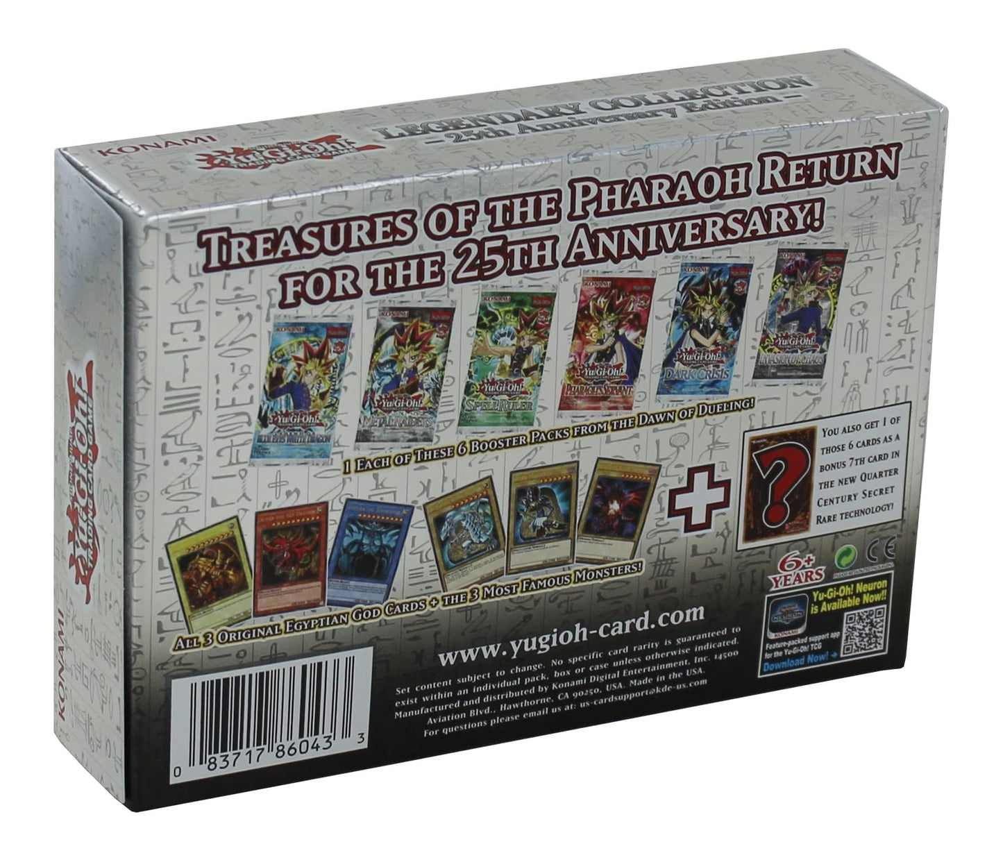 YU-GI-OH! Legendary Collection 25th Anniversary Box - Portuguese Edition - Cardboard