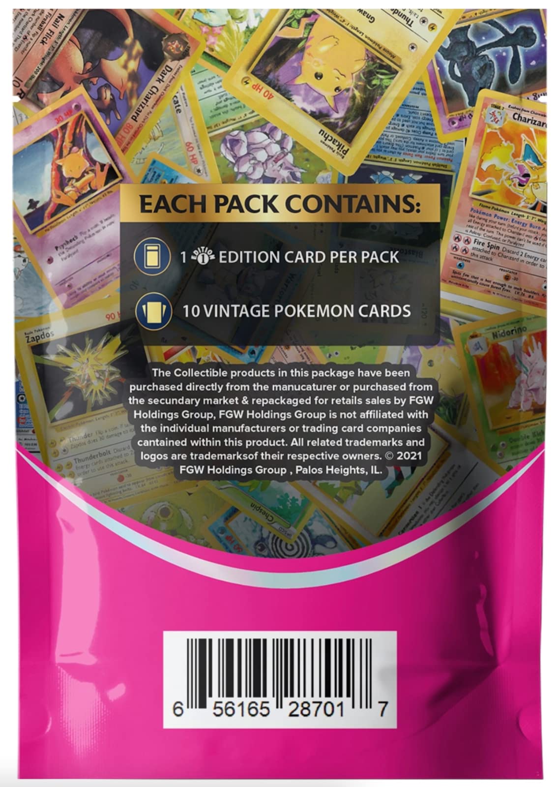 Zoo Packs Tcg Vintage 1999 10 Card Lot - 1 1St Edition Stamped Card Per Pack Guaranteed!