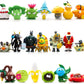 Maikerry 20 Piece Pvz Figure Toys Set, Mini Pvc Giant Zombies Toys, Great Gifts For Kids And Fans,Birthday And Party