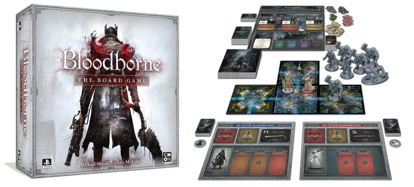 CMON Bloodborne The Board Game | Cooperative Strategy Horror Adventure | 1-4 Players | Ages 14+ | Average Playtime 60-90 Minutes