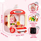 Cwlakon Claw Machines For Kids With Sound Light, Mini Vending Machine Rabbit Toys For Girls Age 3+, Candy Grabber Prize Dispenser Arcade Games With Mini Plush Toys, Christmas Birthday Gifts