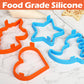 Kamehame Silicone Pancake Molds For Heart, Star, Dinosaur, Unicorn Shape Pancakes, 4 Pack Nonstick Pancake Shaper For Kids, Fun
