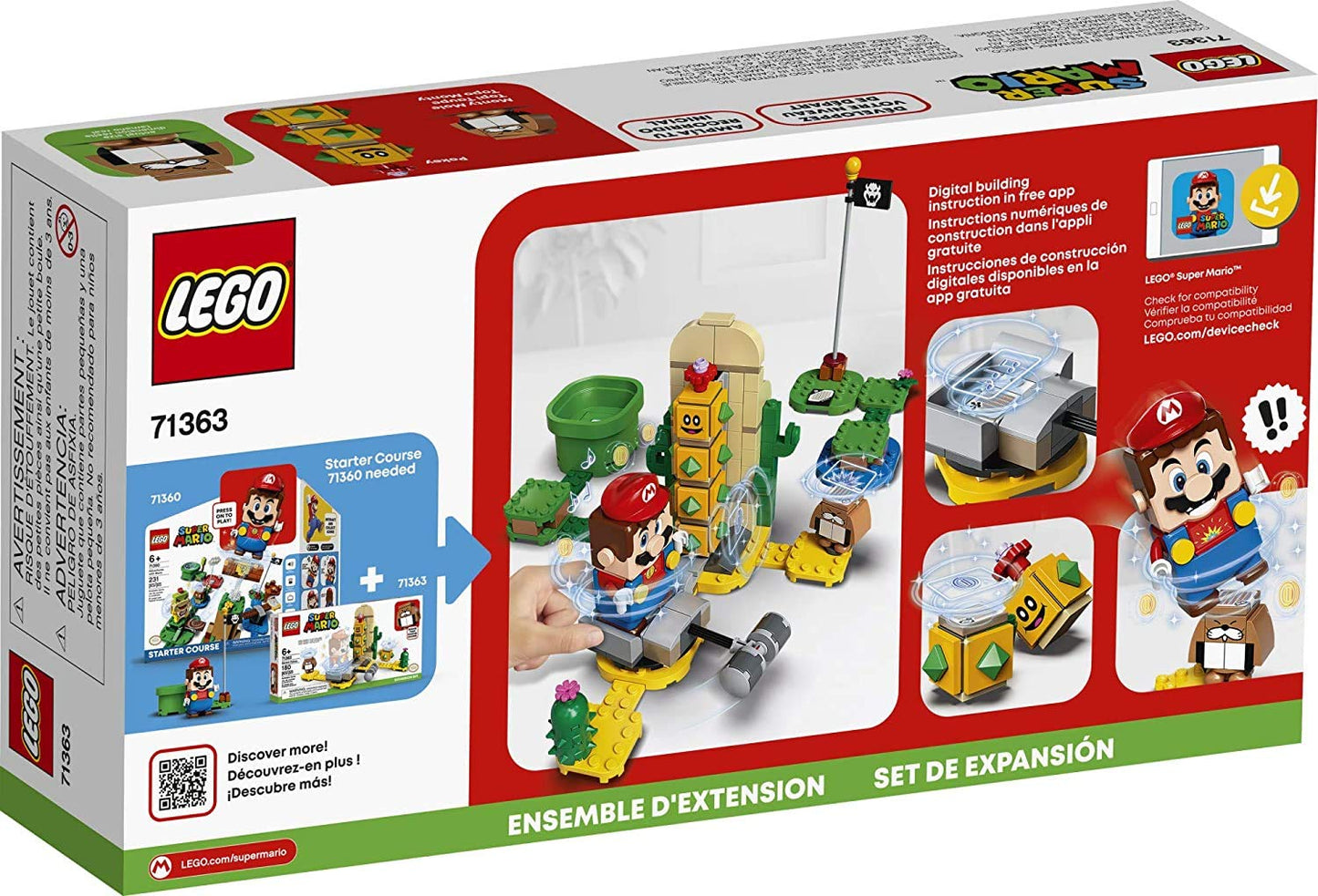 Lego Super Mario Desert Pokey 71363 | 180 Piece Expansion Set