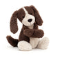 Jellycat Bashful Fudge Puppy Stuffed Animal, Medium 12    | Dogs & Puppies Plush Toy | Classic Children'S Gift