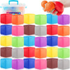 Slow Rising Stress Cube 30 Pack, Square Cube Fidget Ice Cube Stress Balls, Dough Stress Balls Soft Fidget Squishy Toys For Anxie