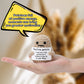 Mini Funny Knitted Wool Potato Toy With Positive Card - Creative Cute Crochet Doll Cheer Up Gift For Friends, Parties, Christmas Decoration And Encouragement
