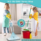 EP EXERCISE N PLAY Toddler Mop - Mini Size Cleaning Toy Set, White and Gray, Interactive Montessori Gift for Boys and Girls