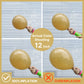 Partywoo Tan Balloons, 85 Pcs Boho Tan Balloons Different Sizes Pack Of 18 Inch 12 Inch 10 Inch 5 Inch Light Brown Balloons For Balloon Garland Or Balloon Arch As Birthday Party Decorations, Tan-F19