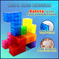Coskehan Magnetic Building Blocks, Stem Magic Magnetic 3D Puzzle Cubes, 7 Pcs Preschool Multi Shapes Magnetic Toys With 54 Cards