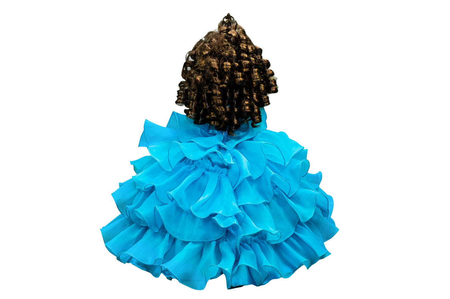 Kinnex Collections By Amanda 18' Porcelain Quince Anos Quinceanera Umbrella Last Doll Muneca Centerpiece ~ Kw18728 ~ (Turquoise)