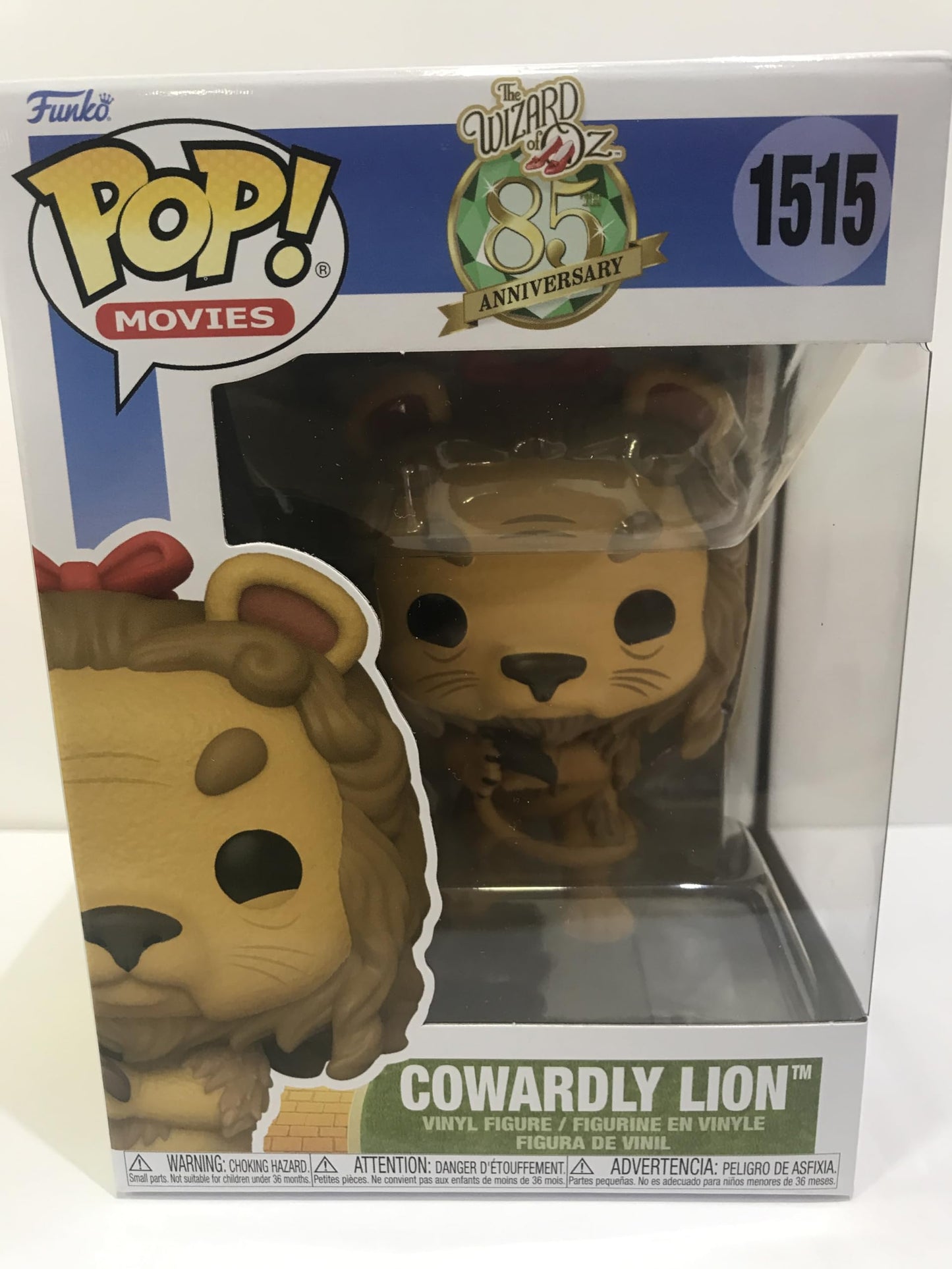 Funko Pop! Movies: The Wizard Of Oz - Cowardly Lion - 1/6 Odds For Rare Chase Variant - Flocked - Collectable Vinyl Figure - Gift Idea - Official Merchandise - For Kids & Adults - Movies Fans