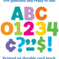 Carson Dellosa 152-Piece 3 Colorful Bulletin Board Letters for Classroom, Alphabet Letters, Numbers, Punctuation & Symbols, Cuto
