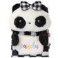 Yoytoo Panda Diary For Girls With Lock And Keys, Plush Panda Notebook Journal With 160 Pages For Writing Drawing, Birthday Gift For School Students Teens Kids