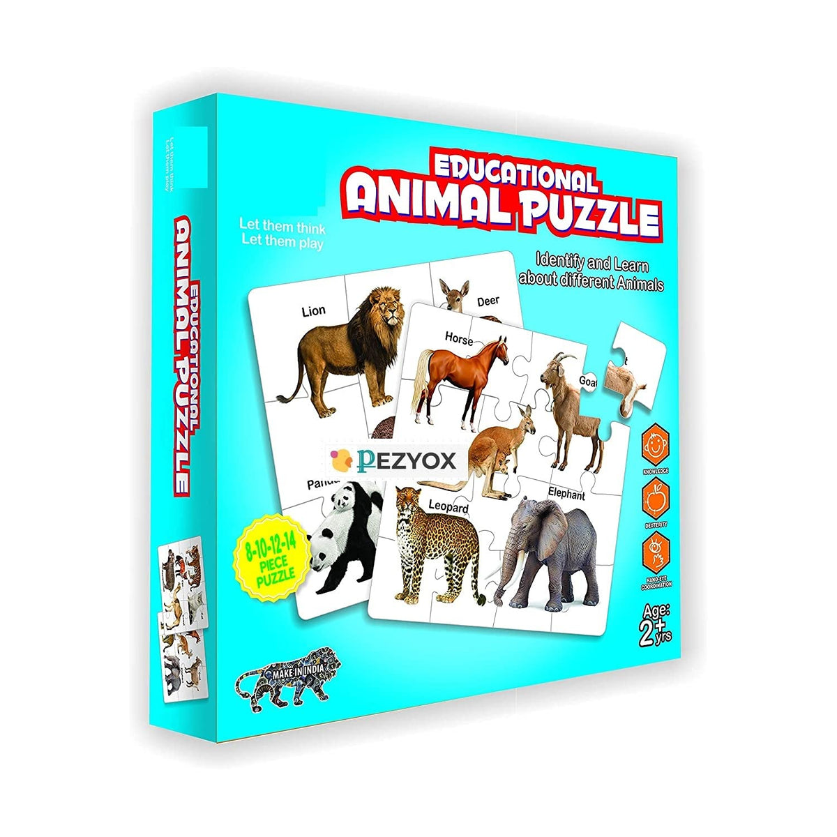 PEZYOX Educational Puzzle Animal  54 Pieces
