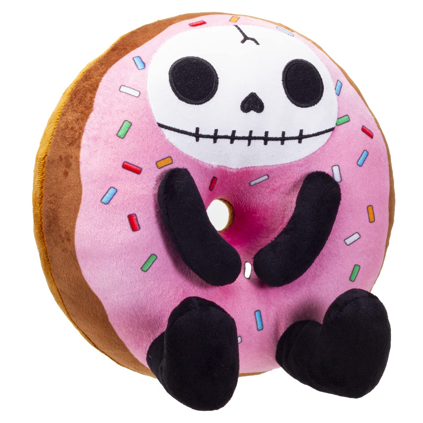 Furrybones Donatsu Sprinkled Donut Plush Collectible 10 Inch Tall Soft Figurine