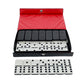 WE Games Double 6 Dominoes Set with Spinners - Vintage Style Case, 8.5 x 4.75 x 1 in., Black & White
