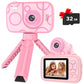 Teslahero Kids Camera Toys For 3-12 Years Old Boys Girls,Children'S Camera With Flip-Up Lens For Selfie & Video,Hd Digital Camer