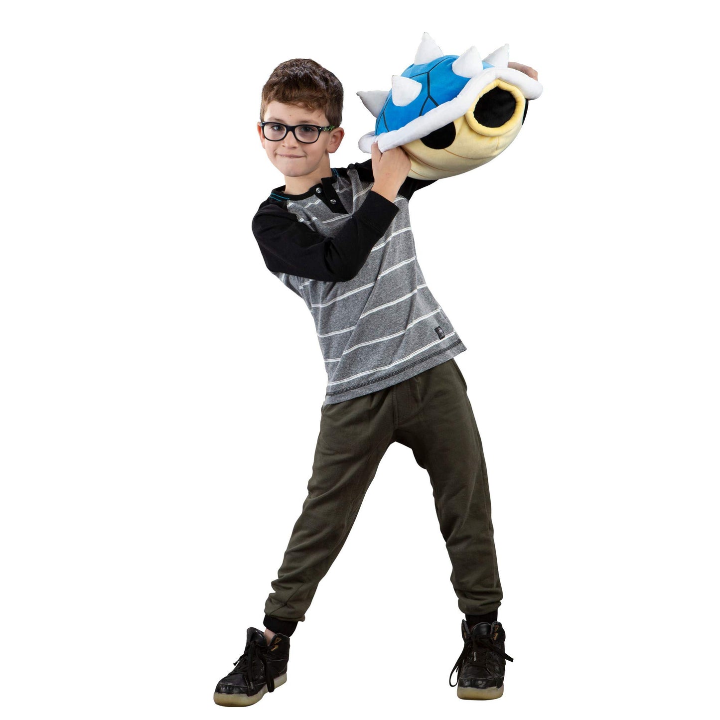 Club Mocchi Mocchi Mario Kart Plushies - Spiny Shell Plushie - Squishy Mario Toys - Collectible Mario Figures And Cute Stuffed Animals - Holiday Gifts And Stocking Stuffers For Kids - 15 Inch