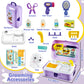HERSITY Pet Care Vet Kit Kid, Puppy Pretend Play Toy Girl, Toy Dog Bath Grooming Set, Gift 3 4 5 6 Year Old Toddlers Childrens V