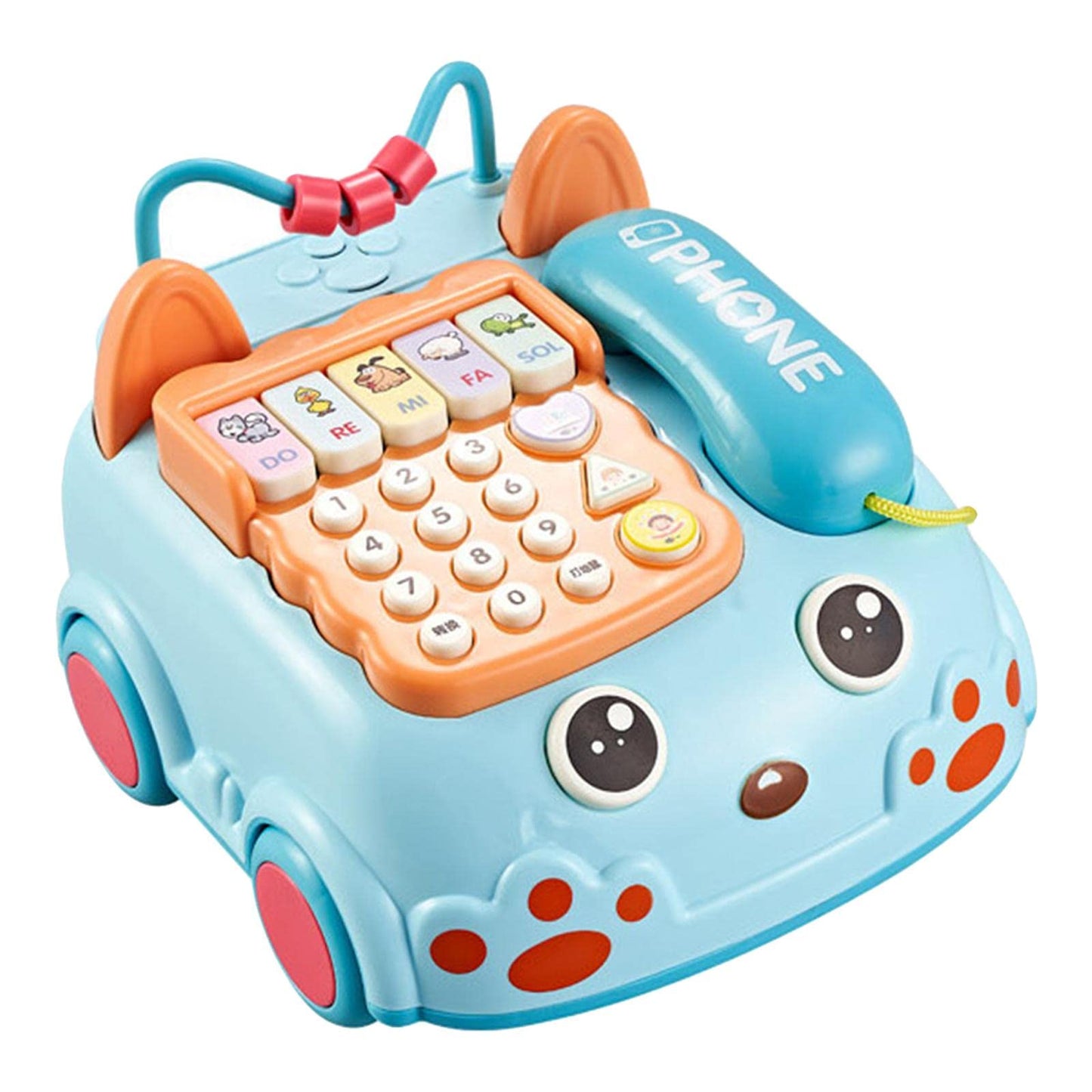 Enakshi (Label) Telephone Toy Pull Toy Early Education For Preschool Learning Toddlers