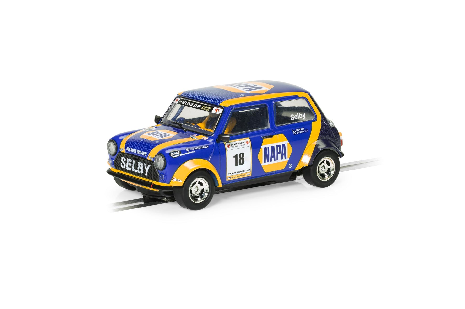 Scalextric Mini Miglia Napa Lewis Selby 1:32 Slot Race Car C4414