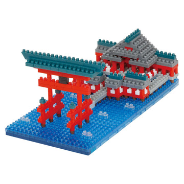 Nanoblock - World Famous Buildings - Itsukushima Shrine, Sights To See Series Building Kit